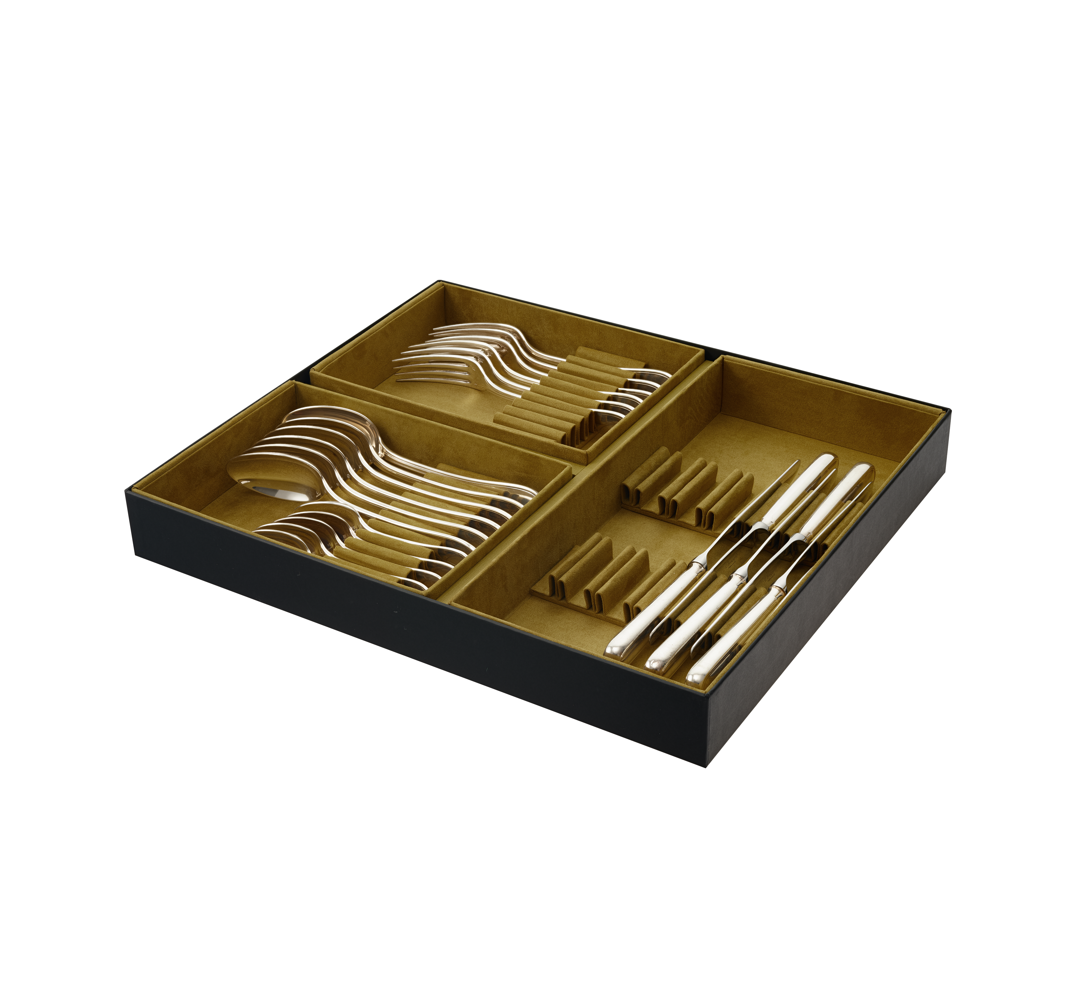 Flatware set for 6 people (24 pieces) Malmaison Silver plated